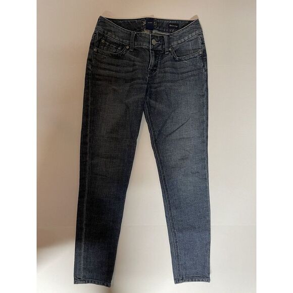 Seven7 Women's Size 28 Blue Skinny‎ Leg Dark Wash Cotton Blend Denim Jean - Picture 1 of 8